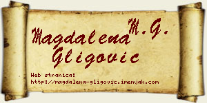 Magdalena Gligović vizit kartica